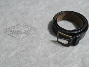 ATLAST アットラスト 旧型ブラス ベルト36 BK ブッチャープロダクツ TIMEWORN CLOTHING BUTCHER PRODUCTS BRASS BELT BK 