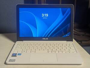 ♪ 最新OS Windows 11 11.6インチ ノートPC ASUS VivoBook E203MA CPU:N4000 メモリ４GB ストレージ64GB Officeソフト 即決時はおまけ付