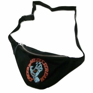 JB即決 SANTA CRUZ サンタクルーズ FANNY PACK SPEED WHEELS SCREAMING HAND スクリ―ミングハンド ウエストポーチ 黒 ブラック 新品