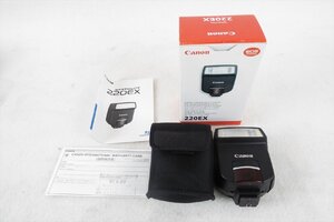 ☆ Canon キャノン 220EX ストロボ 中古 現状品 241107S2540