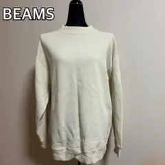 【送料無料】BEAMS ビームス 無地モックネックスウェット 裏起毛