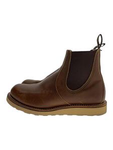 RED WING◆RED WING/サイドゴアブーツ/25.5cm/BRW/レザー/3190