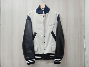 sacai サカイ／スタジャン／20AW ドッキング スタンドカラー スタジアムジャケット／20-02380／サイズ1／ブラック×ホワイト 店舗受取可