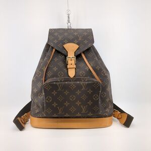 廃盤】ルイヴィトン モンスリGM モノグラム M51135 リュックサック バックパック デイパック PVC レザー LOUIS VUITTON ◆3107/SBS通り店