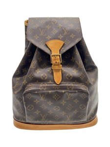 LOUIS VUITTON◆モンスリ_モノグラム・キャンバス_BRW/PVC/BRW