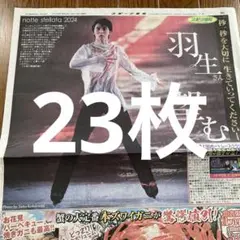 羽生結弦　スポーツ報知　新聞23枚セット　22