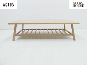 美品■ACTUS アクタス■SLOW HOUSE スローハウス SIRKKA COFFEE TABLE ホワイトオーク材 シルッカ コーヒーテーブル W150cm