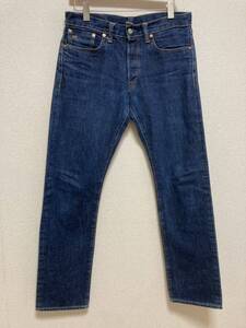 RRL ダブルアールエル ラルフローレン デニムパンツ SLIM FIT スリムフィット USA製 31×32 濃紺 175/82A