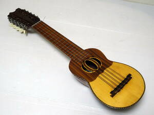 BOLIVIA charango ANTONIO-VILLAZAN プロ 用 チャランゴ　ロンロコタイプ ボリビア 民俗楽器 希少 フォルクローレ　ヴィンテージ