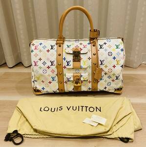 LOUIS VUITTON モノグラム　マルチカラー★ルイ ヴィトン★ マルチカラー★キーポル45★ブロン★廃番品★M92641★1回使用★百貨店購入品