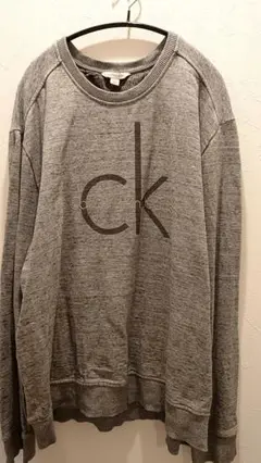 Calvin Klein グレー スウェット トレーナー