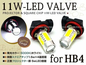 ハイエース TRH200系 H16.8~H19.7 LEDバルブ HB4 フォグランプ 6000K ホワイト 白 プロジェクター ドーム レンズ ライト