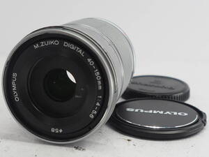 ★特上品★ オリンパス OLYMPUS M.ZUIKO DIGITAL 40-150ｍｍ Ｆ4-5.6 Ｒ ED MSC ★前後キャップ付き ＃A1460