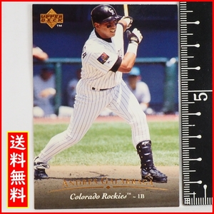 1995 Upper Deck #410【Andres Galarraga(Rockies)】95年MLBメジャーリーグ野球カードBaseball CARDアッパーデック ベースボール【送料込】