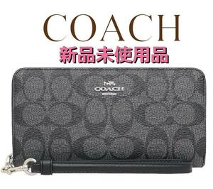 コーチ COACH 人気の黒シグネチャー☆メンズレディスギフト