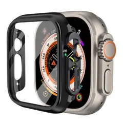 KIMOKU コンパチブル Apple Watch ケース 49mm ブラック