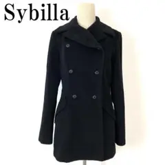 Sybilla シビラ ピーコート ブラック L B8185