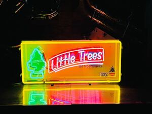 Little Trees リトルツリー ネオン 看板 USDM ローライダー 北米 US 高速有鉛 トラッキン ムーンアイズ ハイエース アメリカン雑貨 N1-100