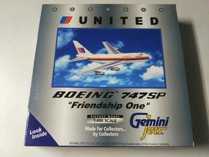 1/400 B747SP ユナイテッド航空 Friendship One N147UA Gemini Jets No.GJUAL044