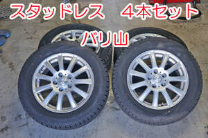 バリ山　16インチ　スタッドレス　４本セット　ピレリ　アイスアシンコメトリコ　215/60R16 　16×6.5J 114.3 デリカＤ５