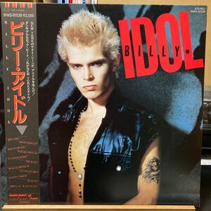 Billy Idol ビリー・アイドル【Billy Idol】　帯付 LP Chrysalis WWS-81539 Rock 1982