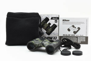 ★☆ 視界良好！ Nikon ニコン 双眼鏡 ACULON W10 10×21 WP カモフラージュ 箱付 ★☆