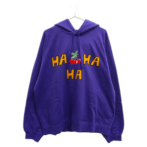 GUCCI グッチ 22AW HAHAHA Cherry SWEATSHIRT 711331 XJE4X チェリープリントスウェットプルオーバーパーカー パープル