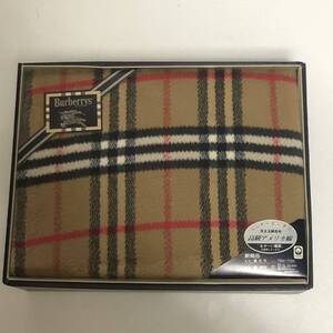 激レア/廃盤品【送料無料】新品未使用/正規品/Burberry/Burberrys/バーバリーズ/高級アメリカ綿/綿毛布/大判/寝具/シルキータッチ/冬(Y138)