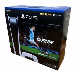 〃 SONY　Play Station5 PS5 プレイステーション5 “EA SPORTS FC 24 ”　黒　デジタル　同梱版　空き箱　外箱のみ 〃