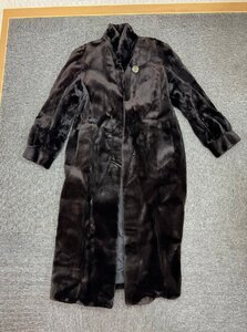 【GY2420AR】1円～ SAGA MINK 毛皮コート サガミンク ロングコート 冬着 防寒着 サイズF ファッション ファー ブラウン系