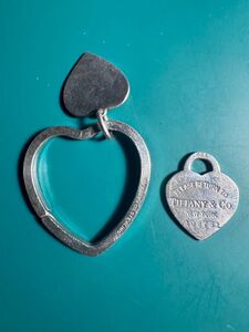 本物 TIFFANY Co ティファニー ペンダントトップ キーリング セット スターリング 925 刻印