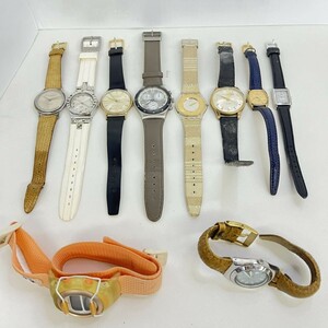 S045-□ 腕時計 10点セット SWATCH スウォッチ IRONY SEIKO Gold Feather メンズ CITIZEN EXCEED CASIO Baby-G レディース 稼働品有