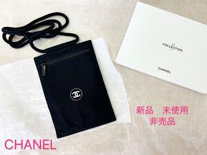 ★新品 未使用★ 非売品 CHANEL シャネル パスポートケース スマホケース スマホショルダー ショルダーバッグ バッグ ポーチ ノベルティ