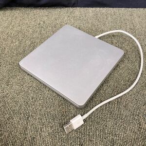 &【売り切り】Apple アップル USB SuperDrive MD564ZM/A A1379 外付けDVDドライブ シルバー 通電確認済み