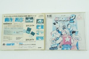 【動作品】餓狼伝説 2 アーケードカード PCエンジン Hu カード スーパー CD ROM ROM NEC ハドソン 中古