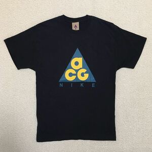 送料込 NIKE ACG プリントT Sサイズ black USED ナイキ 半袖 Tシャツ 黒 メンズ アメカジ 古着