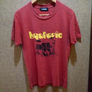 HYSTERIC GLAMOUR ヒステリック グラマー ドラム プリント Tシャツ FREE 古着