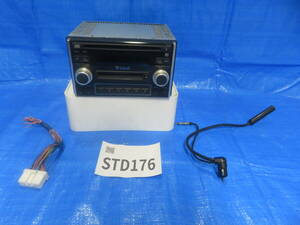 STD176 現状品 スバル BE5 BE9 BH5 BH9 レガシィ 純正/mcIntosh　オーディオ ヘッドユニット/CDMDデッキ　PF-40251 C アンプEF-10801