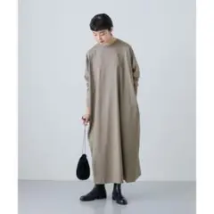 新品タグ付◆ MOCHA コットンカットワイドワンピース　かぐれ　DOORS