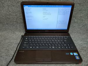 SONY VAIO PCG-61311N i7 Bios確認 光学ドライブ・バッテリー欠品 ジャンク 0094