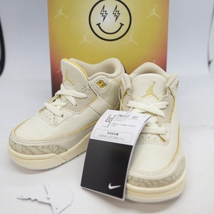 【未使用品】NIKE ナイキ JORDAN3 RETRO PP TD【13cm】ジョーダン3 レトロ FN0347-901 ベービーシューズ 子供靴 スニーカー キッズ