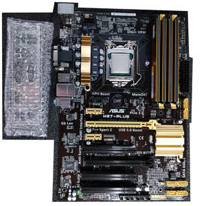 【中古】ASUS H87-PLUS LGA1150 + CPU(i7 4790)、メモリ(CFD4GB4枚計16GB)