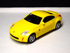 ■カプセルエムテックvol.3■日産フェアレディZ（イエロー色）1/72スケール 350Z