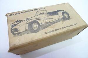 新品1/43GRAND PRIX LOTUS SUPER SEVEN1975年ロータス組立キット ヴィンテージ ホワイトメタル イギリスEngland UKクラシックBritish