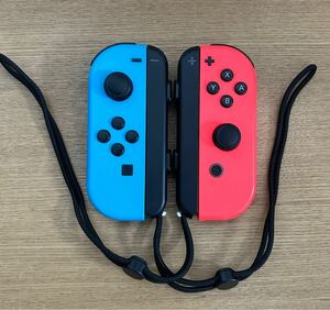 1円スタート 動作確認済 Nintendo Switch Joy-Con ネオンレッド ネオンブルー ジョイコン 左右セット 任天堂ニンテンドー スイッチ 