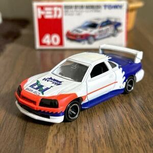 トミカ 日産 スカイラインレーシング（R34）　NISSAN SKYLINE RACING（R34）