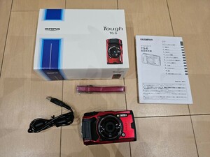 美品　OLYMPUS Tough TG-6 レッド コンパクト デジタルカメラ