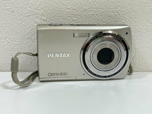 【N01883】PENTAX　ペンタックス　10MEGAPIXELS　Optio E80　傷汚れ有り　中古品　動作未確認　現状品　ジャンク品