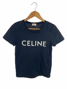 CELINE◆クラシックロゴTシャツ/XS/コットン/BLK/2X314916G