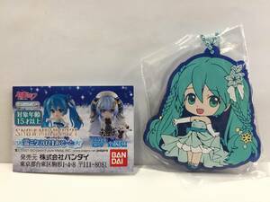 送料63円～☆雪ミク 2021 あそーと SNOW MIKU ラバーマスコット☆初音ミク くじ Ｂ賞 ボーカロイド ボカロ　在庫ラスト１個！